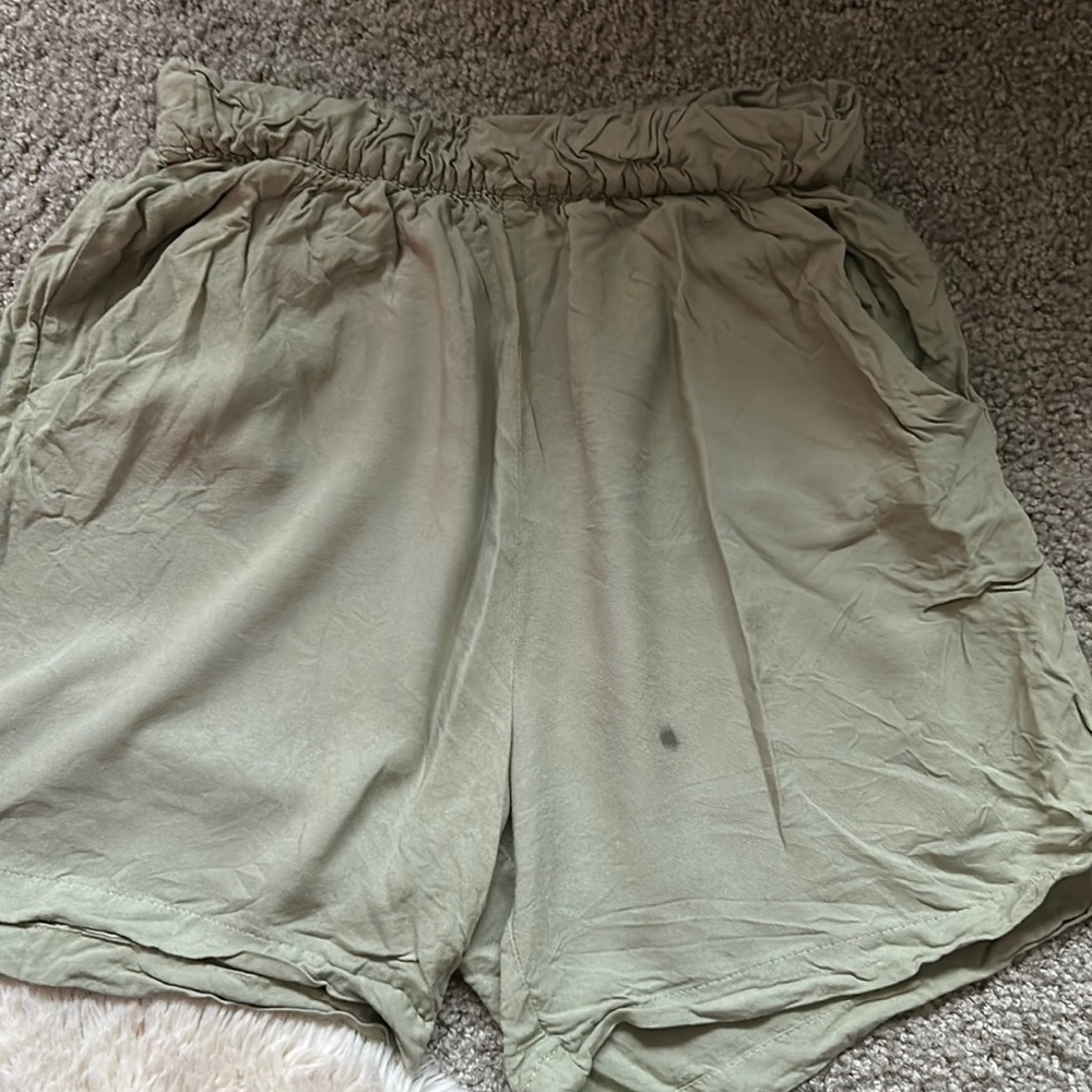 Green shorts